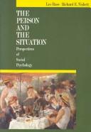 The Person and the Situation by Lee Ross Richard Nisbett book cover