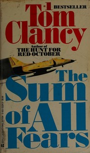 The Sum of All Fears by Tom Clancy book cover