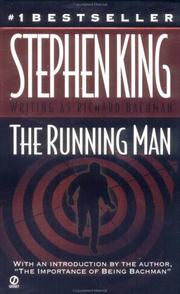 The Running Man by Stephen King book cover