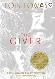 The Giver by Lois Lowry book cover