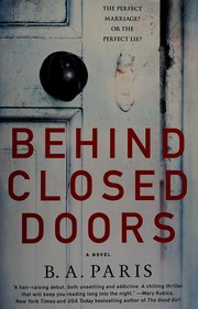 Behind Closed Doors by B.A. Paris book cover