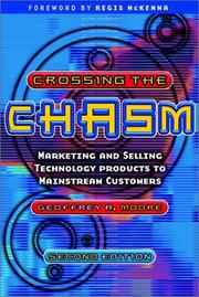 Crossing the Chasm by Geoffrey A. Moore book cover