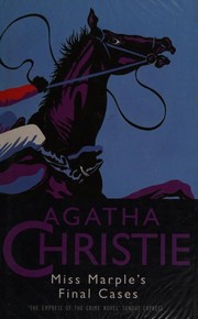 Miss Marple's Final Cases by Agatha Christie book cover