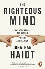 The Righteous Mind by Jonathan Haidt book cover