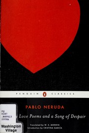 Twenty Love Poems and a Song of Despair by Pablo Neruda book cover