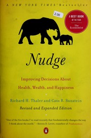 Nudge by Richard Thaler Cass Sunstein book cover