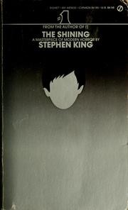 The Shining by Stephen King book cover