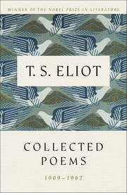 Collected Poems 1909–1962 by T. S. Eliot book cover