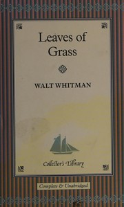 Leaves of Grass by Walt Whitman book cover