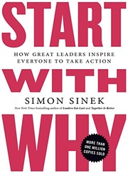 Start with Why by Simon Sinek book cover