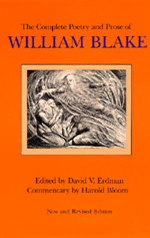 The Complete Poetry and Prose of William Blake book cover