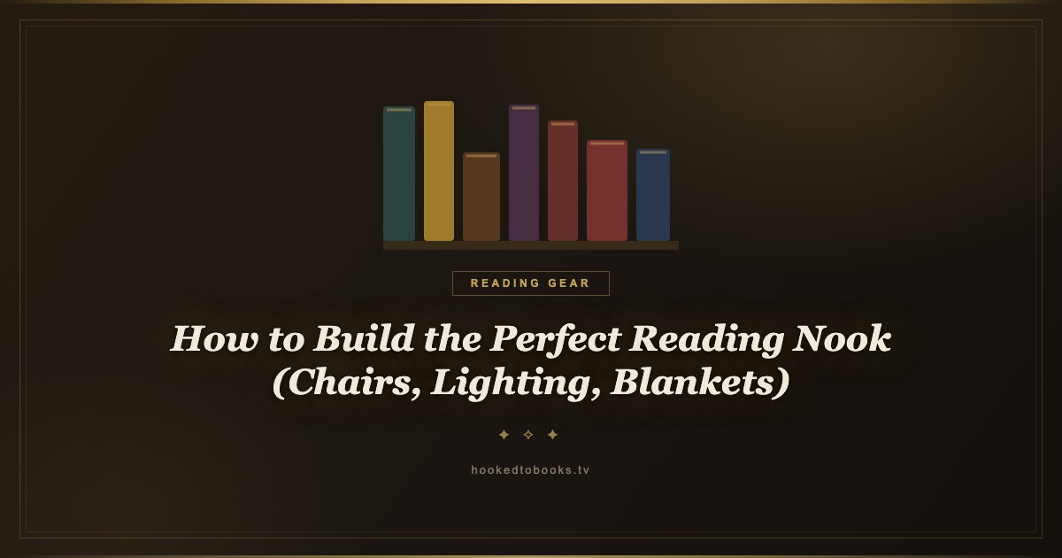 How to Build the Perfect Reading Nook (Chairs, Lighting, Blankets)