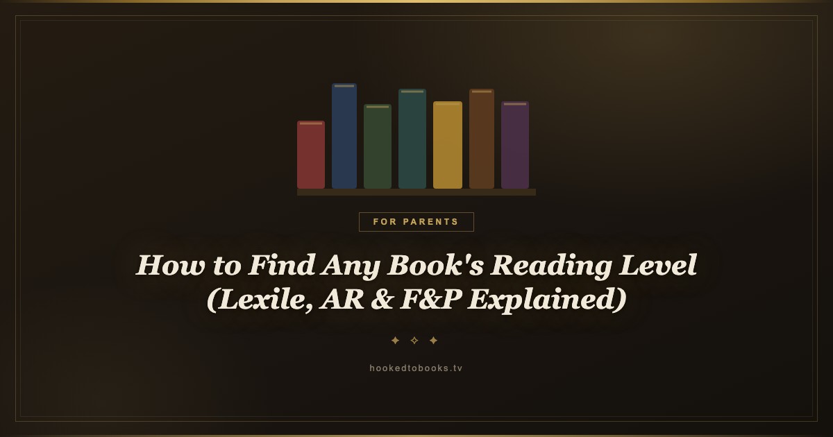 How to Find Any Book's Reading Level (Lexile, AR & F&P Explained)