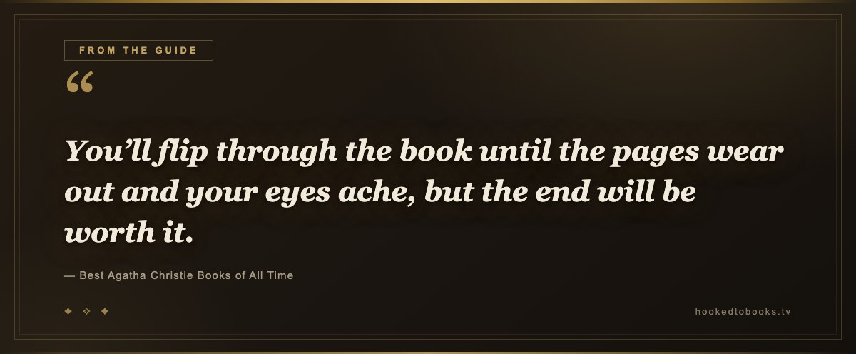 Pull quote from Best Agatha Christie Books of All Time