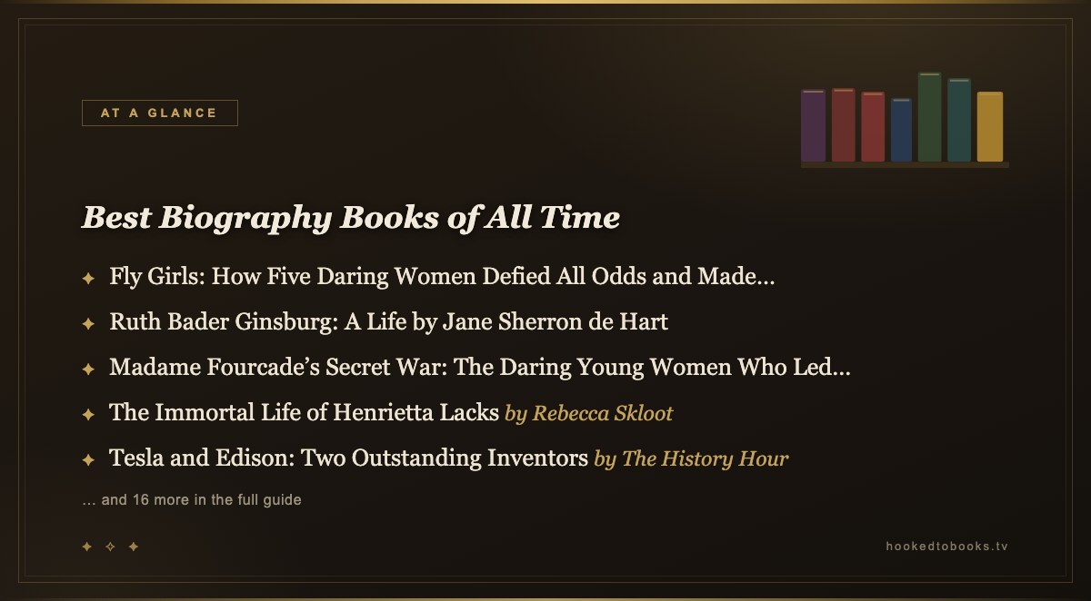 At a glance: top picks from Best Biography Books of All Time