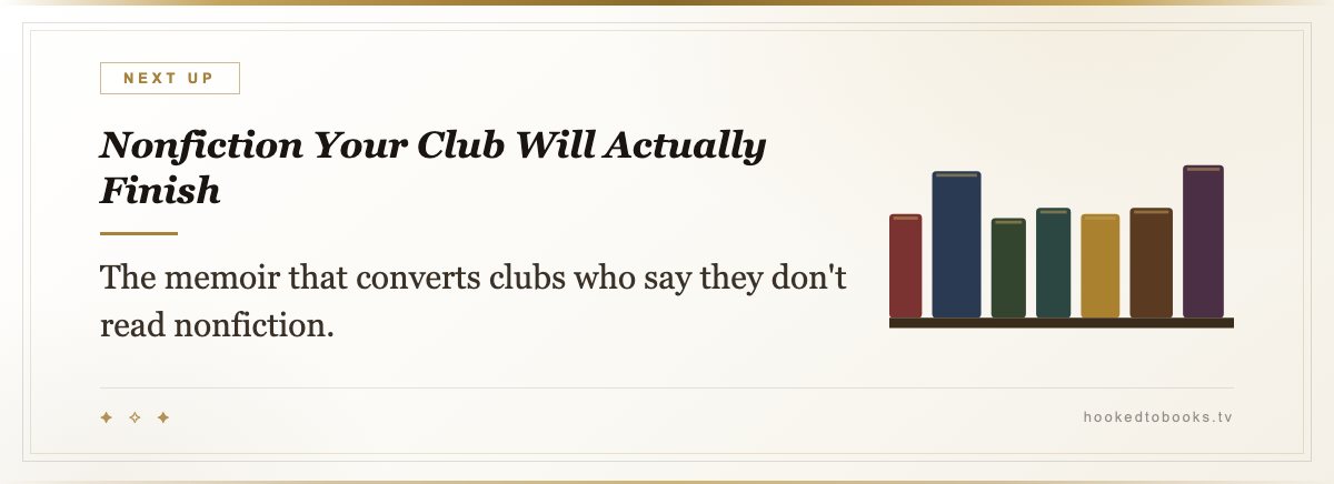 How to pick the right one for your group — If your club is brand new, start with Little Fires Everywhere or Lessons in Chemistry — both are fast, both are close to guaranteed finishes, and both produce a real disagreement without requiring anyone to feel exposed.