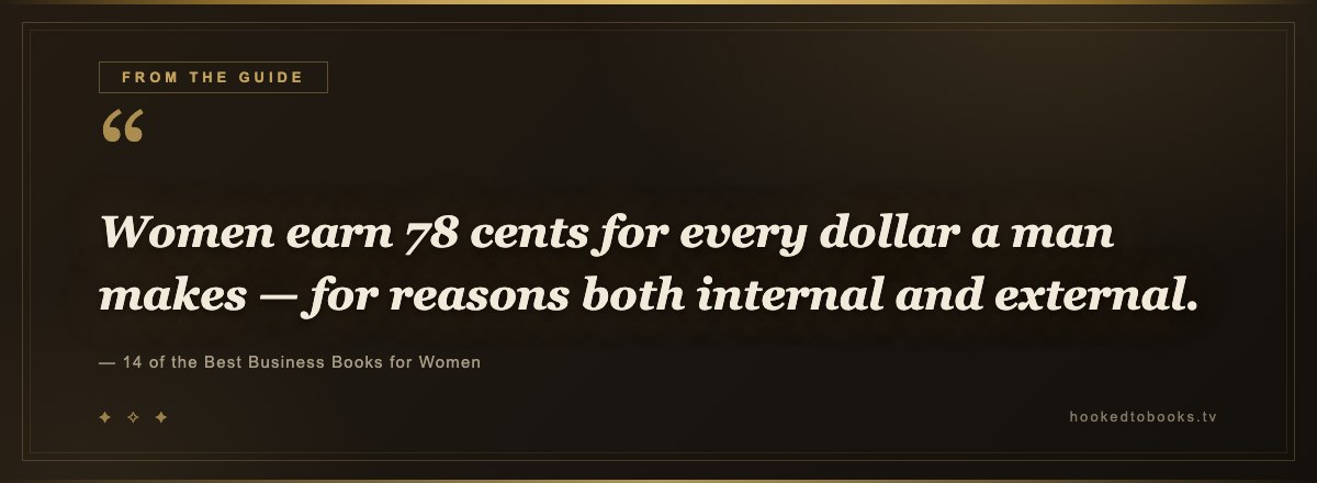 Pull quote from 14 of the Best Business Books for Women