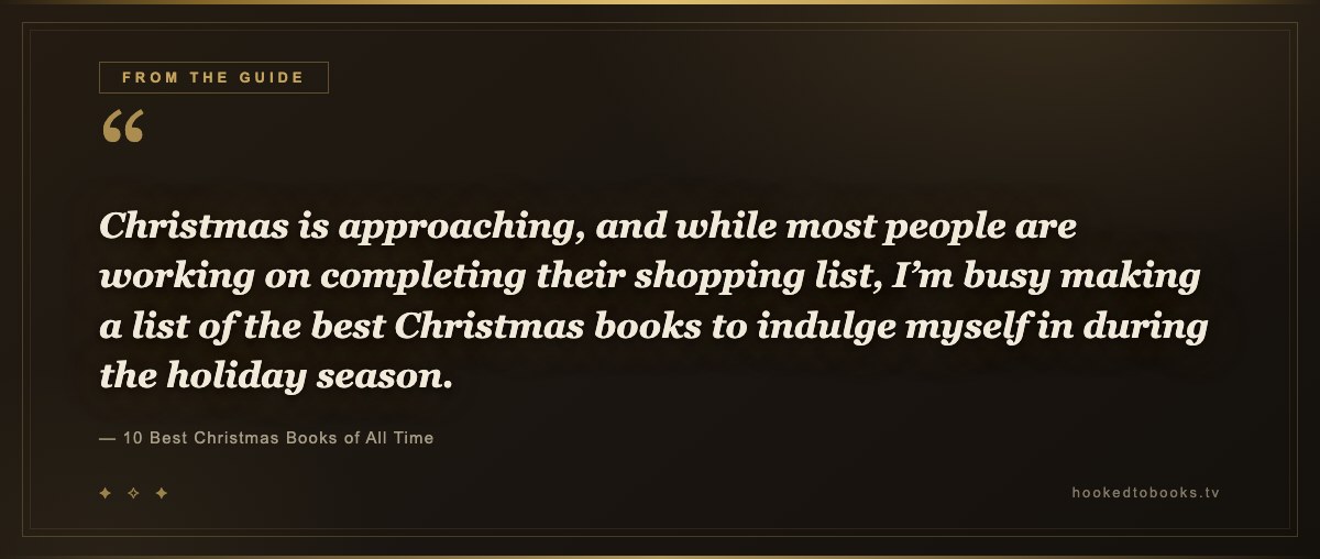 Pull quote from 10 Best Christmas Books of All Time