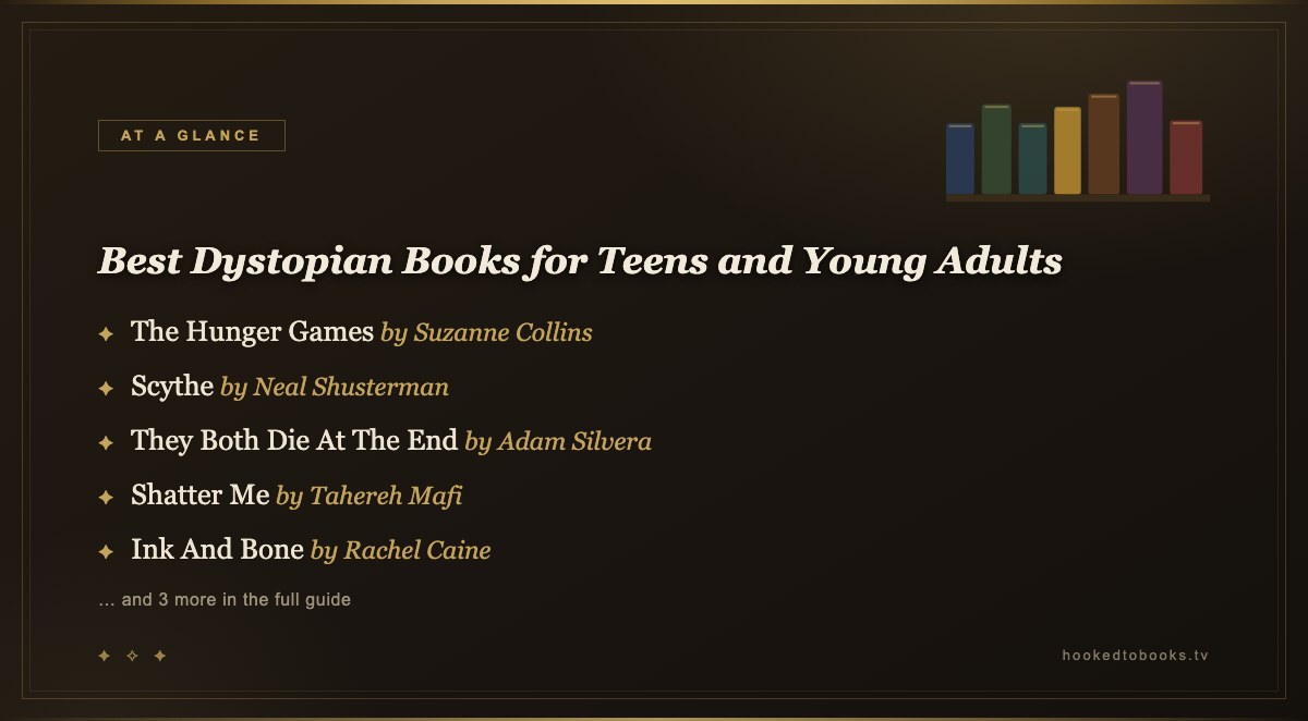 At a glance: top picks from Best Dystopian Books for Teens and Young Adults