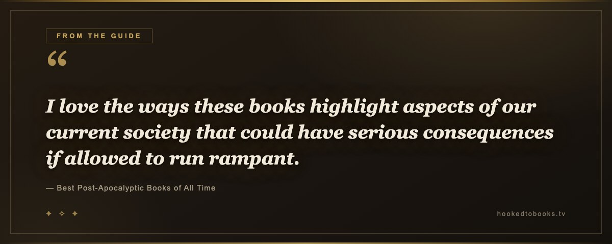 Pull quote from Best Post-Apocalyptic Books of All Time