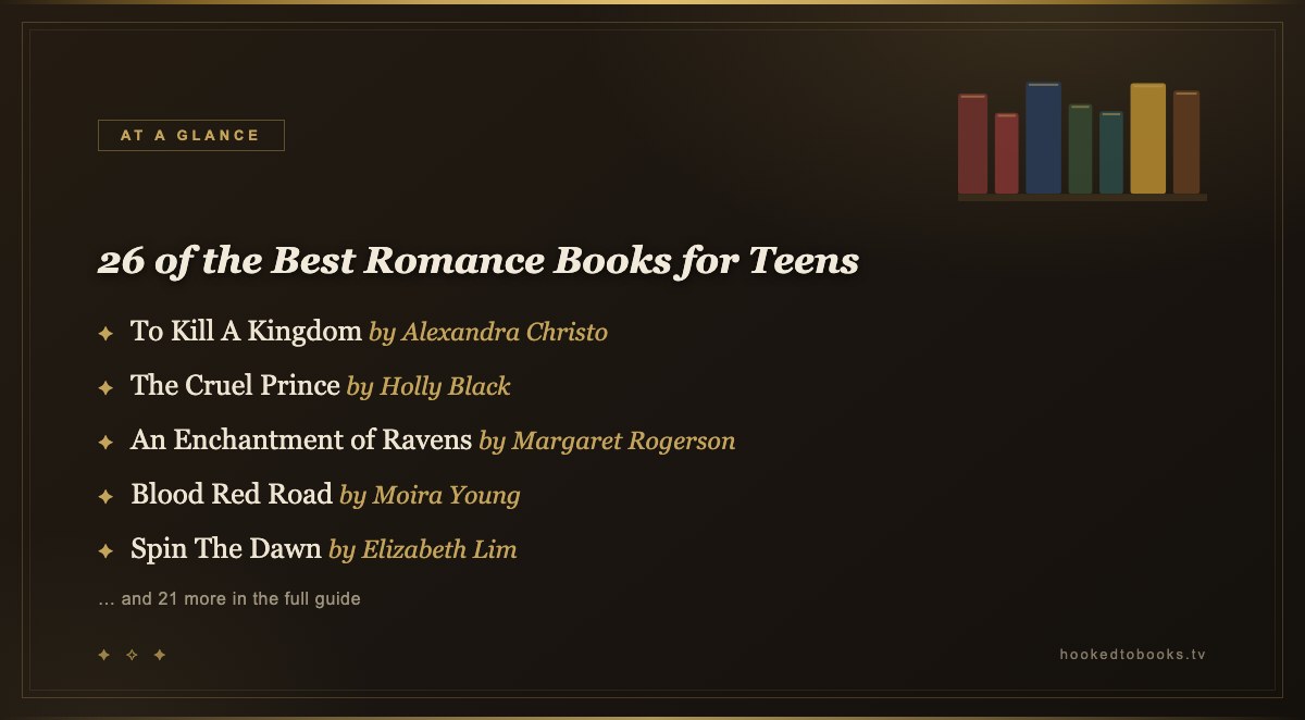 At a glance: top picks from 26 of the Best Romance Books for Teens