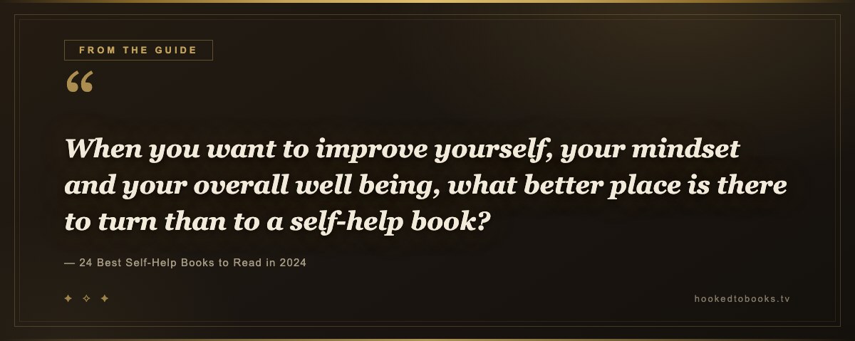 Pull quote from 24 Best Self-Help Books to Read in 2024