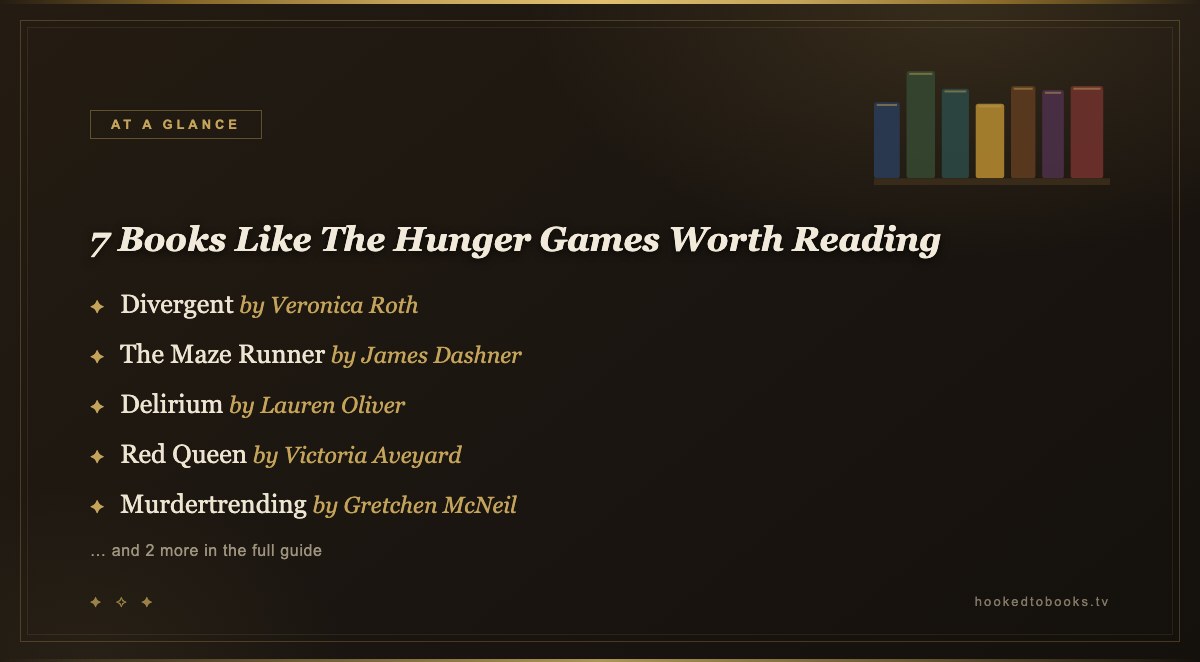 At a glance: top picks from 7 Books Like The Hunger Games Worth Reading