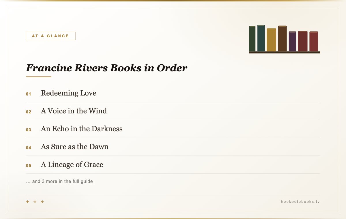 At a glance: top picks from Francine Rivers Books in Order