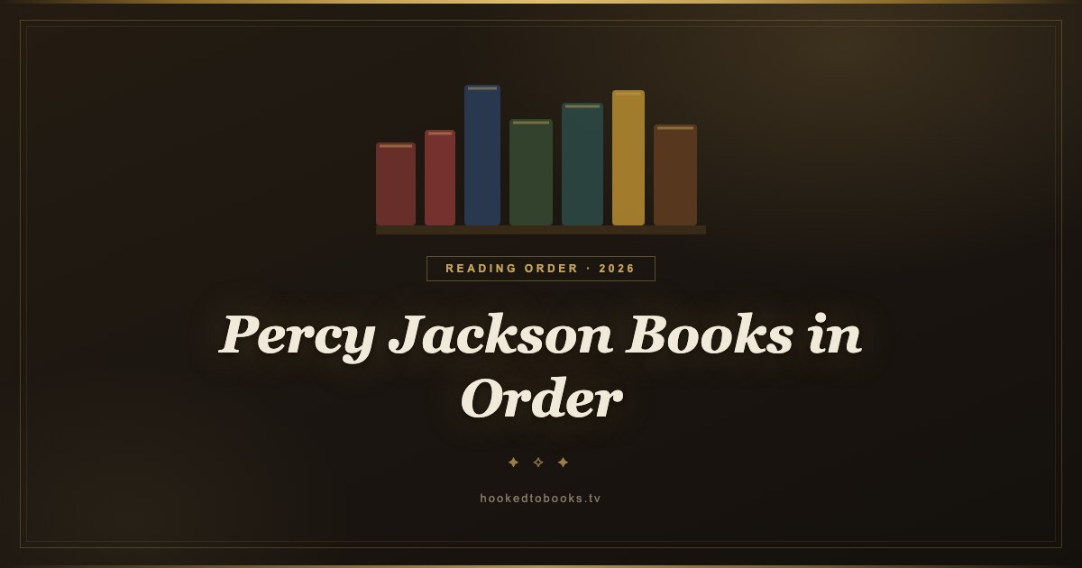 Percy Jackson books in order, all four series
